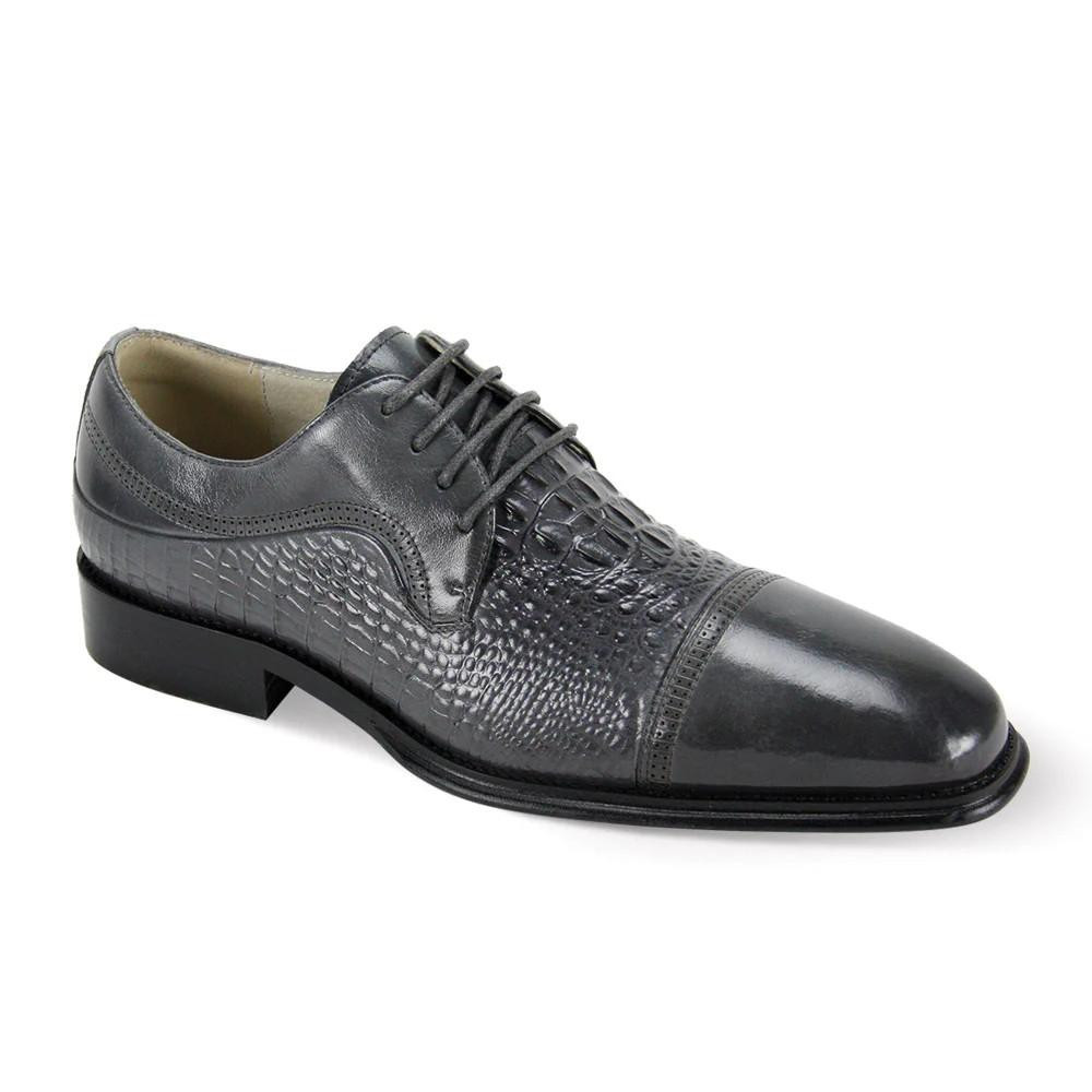 dark grey dress shoes for wedding Giovanni Croc Print Shoe Gray Mattias Category_Baby Girl