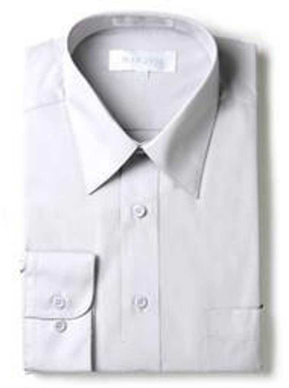 Marquis Mens Silver Slim Fit Dress Shirt 009SL Size 16.5