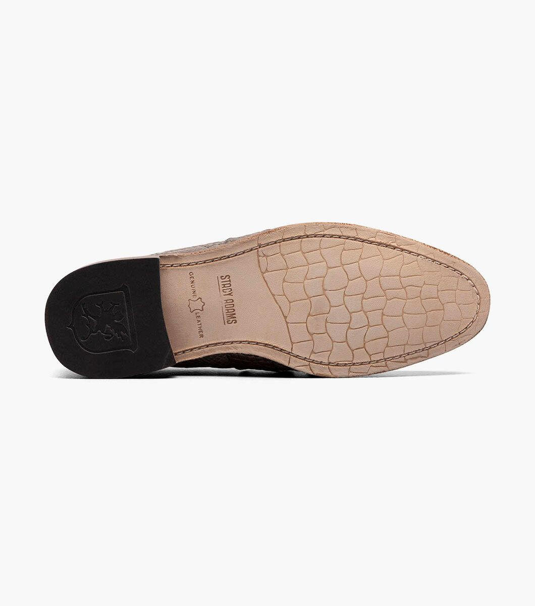 Stacy Adams Loafers for Men Cognac Lizard Print Leather  display picture 2