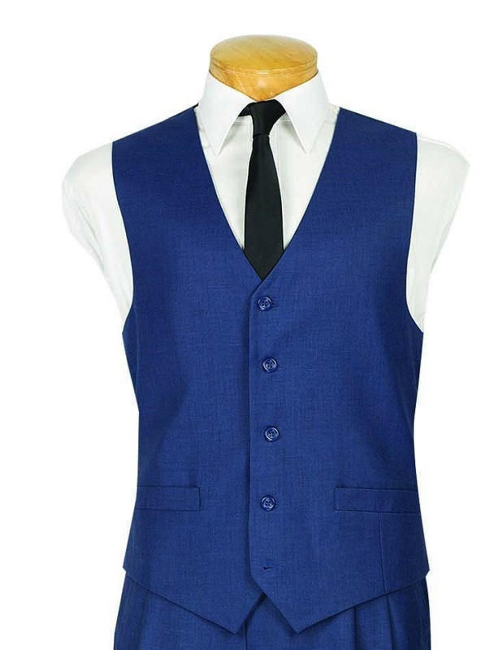 Topman Blue Suit Vest, $75 | Topman | Lookastic