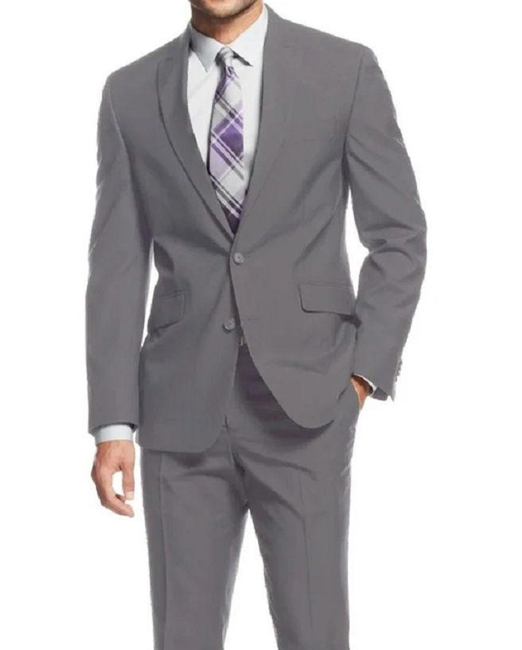 White Italian Cut Men's Suit | Blue slim fit suit, Mens suits, Suits