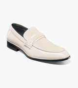Stacy Adams Mens Ivory Velvet Shiny Formal Dress Loafers OS25686-101