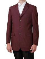  Mens Burgundy 3 Painted Button Blazer Z-3PP Size 44L Final Sale 