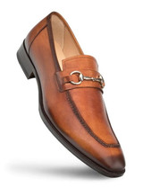  Mezlan Cognac Rust Loafers for Men E20482 Size 12 Final Sale 