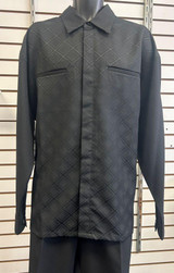 Prestige Milano Walking Suit Black Long Sleeve M2762 Size 2XL Final Sale 