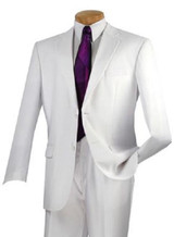 Mens Black Fine Stripe 3 Piece Suit V2RS-7 Size 46R Final Sale