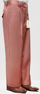  Statement Mens Mauve Wool Baggy Leg Pants WP-100 