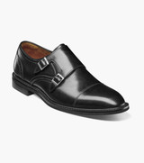  Stacy Adams Mens Double Monk Strap Shoe Black OS25779-001 