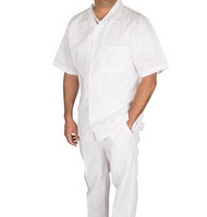 The Best Men's Linen Beach Wedding Outfit: Drawstring Waist Linen Ensemble
