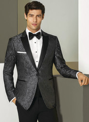 The Black Paisley Tuxedo Jacket: A Timeless Fashion Statement