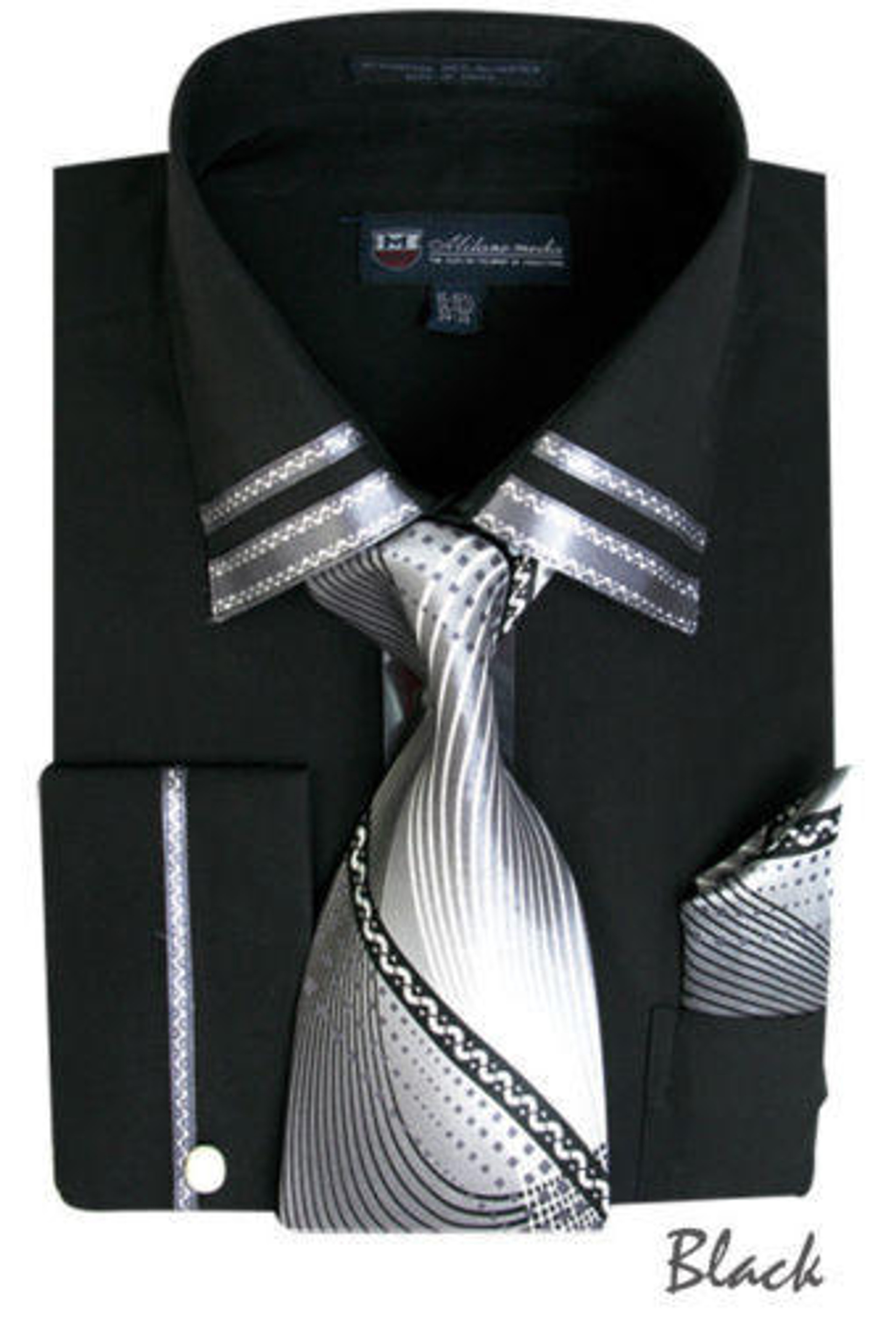 mens dress shirt tie set