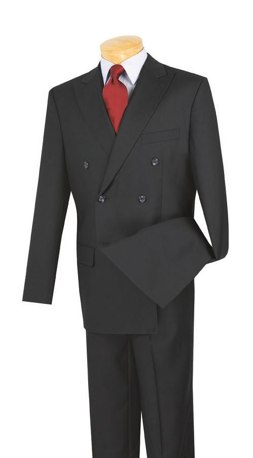 Mens Double Breatsed Blue Suit main image 1