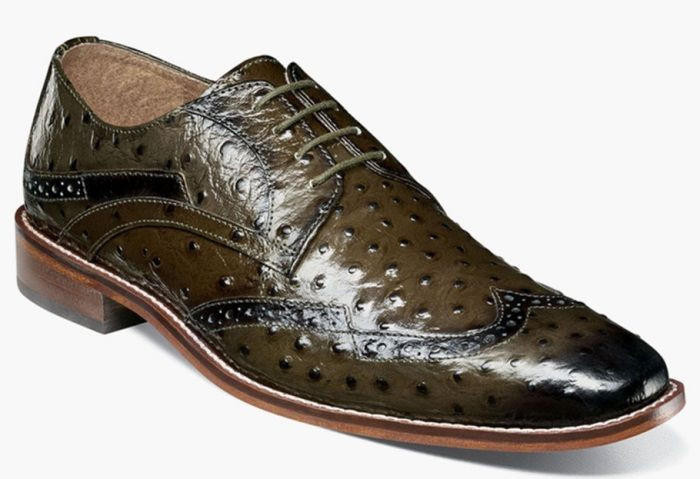 Stivaletto da uomo con due cerniere in pelle nera