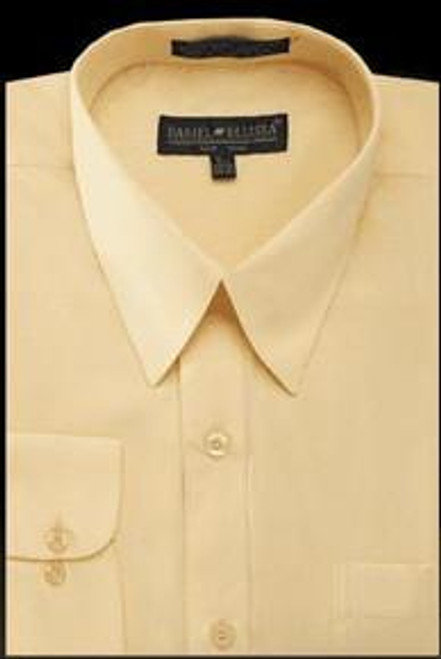 Mens Dress Shirt Canary Regular Fit Daniel Ellissa DS3001 Final Sale   Mens Dress Shirt Canary Regular Fit Daniel Ellissa DS3001 Final Sale