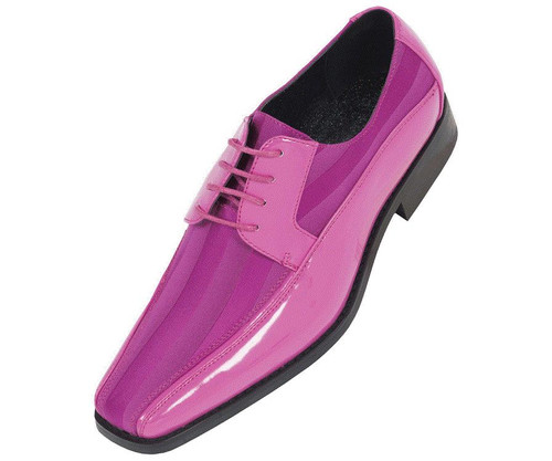  Tuxedo Shoes Mens Fuchsia Stripe Formal Shoes Bolano 179 | 8.5M ONLY 