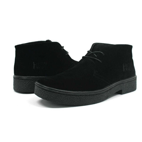  British Walkers Playboy Chukka Boot Black Suede Classic Size 9M Only 