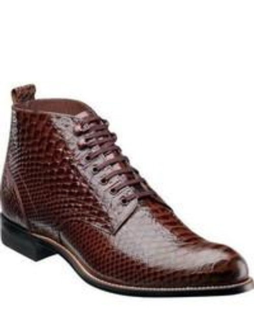 Mens Brown Plain Toe Boot Madison 00057-200 Size 9 Final Sale 
