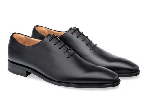  Mezlan Shoes Men's Black Calskin Plain Toe Oxford Pamplona 
