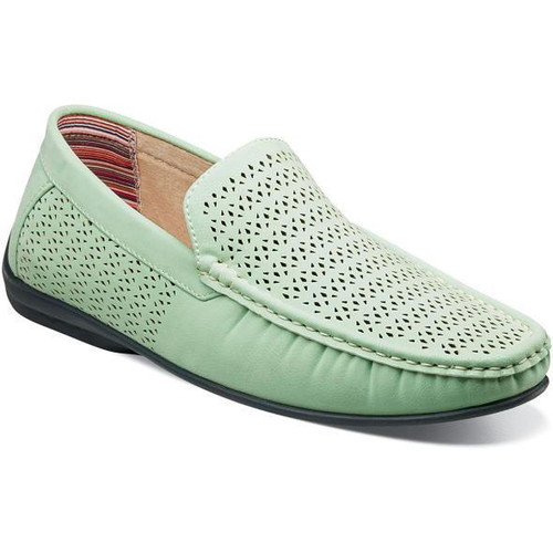  Stacy Adams Casual Slip On Shoes Mint Green Cicero 25172-447 IS 