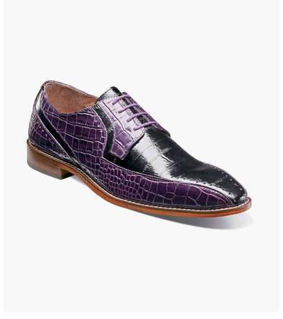 Stacy Adams Mens Purple Bike Toe Oxford Dress Shoe OS25788-540