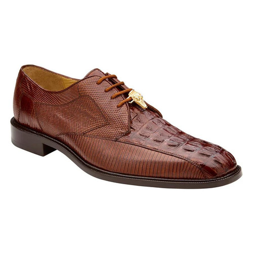 Belvedere Mens Gray Real Hornback Shoes Chapo 1465