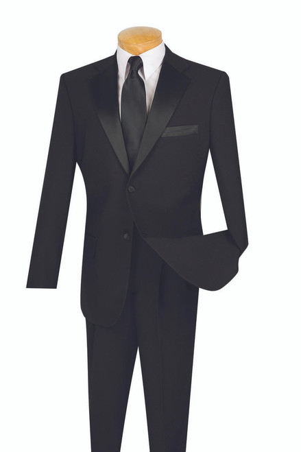  Wedding Suits for Men Black 2 Button Tux T-2PP 