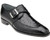  Belvedere Men's Shoes Black Ostrich Monk Strap Josh 114011 