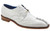  Belvedere Mens White Crocodile Lizard Oxford Shoes Valter 