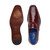  Belvedere Burgundy American Alligator Loafers Plain Toe Genova 