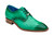  Belvedere Men's Mint Green Genuine Eel Shoes Hand Made Italo 