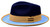  Bruno Capelo Outcast Men's Navy Blue Wool Suede Fedora Hat OU-853 