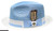  Bruno Capelo Summer Hat for Men Light Blue Straw BD-951 