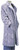  Canto Mens Silver Faux Fur Overcoat Full Length F010 