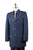  Canto Mens Blue Denim Military Style Jean Fashion Suit 8389 