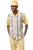  Montique Mens Yellow  Weave Design Short Set Outfit 72401 