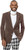  Fashion Blazers Men's Velvet Taupe Modern Fit Jacket EJ Samuel J134 
