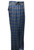  Tiglio Men's Plaid Wool Wide Leg Pants Blue Green TL7223M3022 