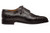  Mens Italian Alligator Shoes by Ferrini Brown Wingtip 3673 