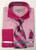  Fratello Fuchsia Spread Collar French Cuff Shirt Tie Set FRV4128P2 