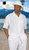  Successo Big Size Men White Linen Walking Suits 1065X 