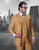  Statement Wool Suit Mens 3 Piece Camel Double Breasted Vest Florence 
