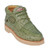  Los Altos Crocodile Ostrich Casual Boots Olive Green ZA050248 Size 9 Final Sale 