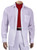  Inserch All White Outfit for Men Microfiber Long Sleeve 13A56 Size XL 