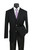  Mens Black Sport Coat Classic Metal Button Church Group Center Vent B-TR 