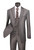  Men's Charcoal Gray Modern Fit 3 Piece Fashion Suit Vinci MV2B-1 