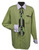 Men's Lime White Collar French Cuff Dress Shirt Tie Set DS3006WTPRT 