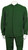  Men's Green Mandarin Collar Walking Suit Long Sleeve Milano 2826 