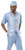  Montique Mens Light Blue Walking Suit Casual Leisure Set 2227 | Large Only 