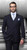  Men's Suits with Vest Dark Blue Three Piece Plain Color Vinci V2TR 