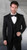  Men's Black Modern Fit Prom Paisley Tux Statement Belagio15 